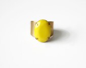 The Yellow Oval ring