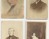 Vintage Portraits Carte de Visite Instant Collection