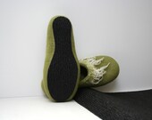 Rubber soles for my felted slippers