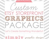 Custom Etsy Banner and Avatar Shop Set