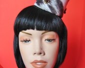 The Birthday Fez - White Leopard and Sequins