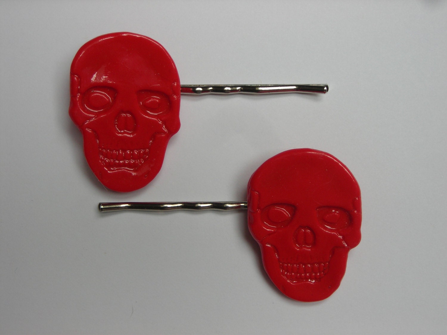 2 Pack Skull Bobby Pin Hair Accessories