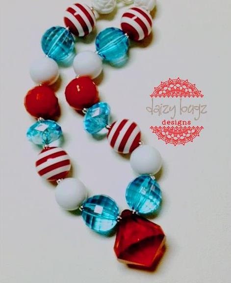 The Cat Children's Chunky Bubblegum Bead Necklace