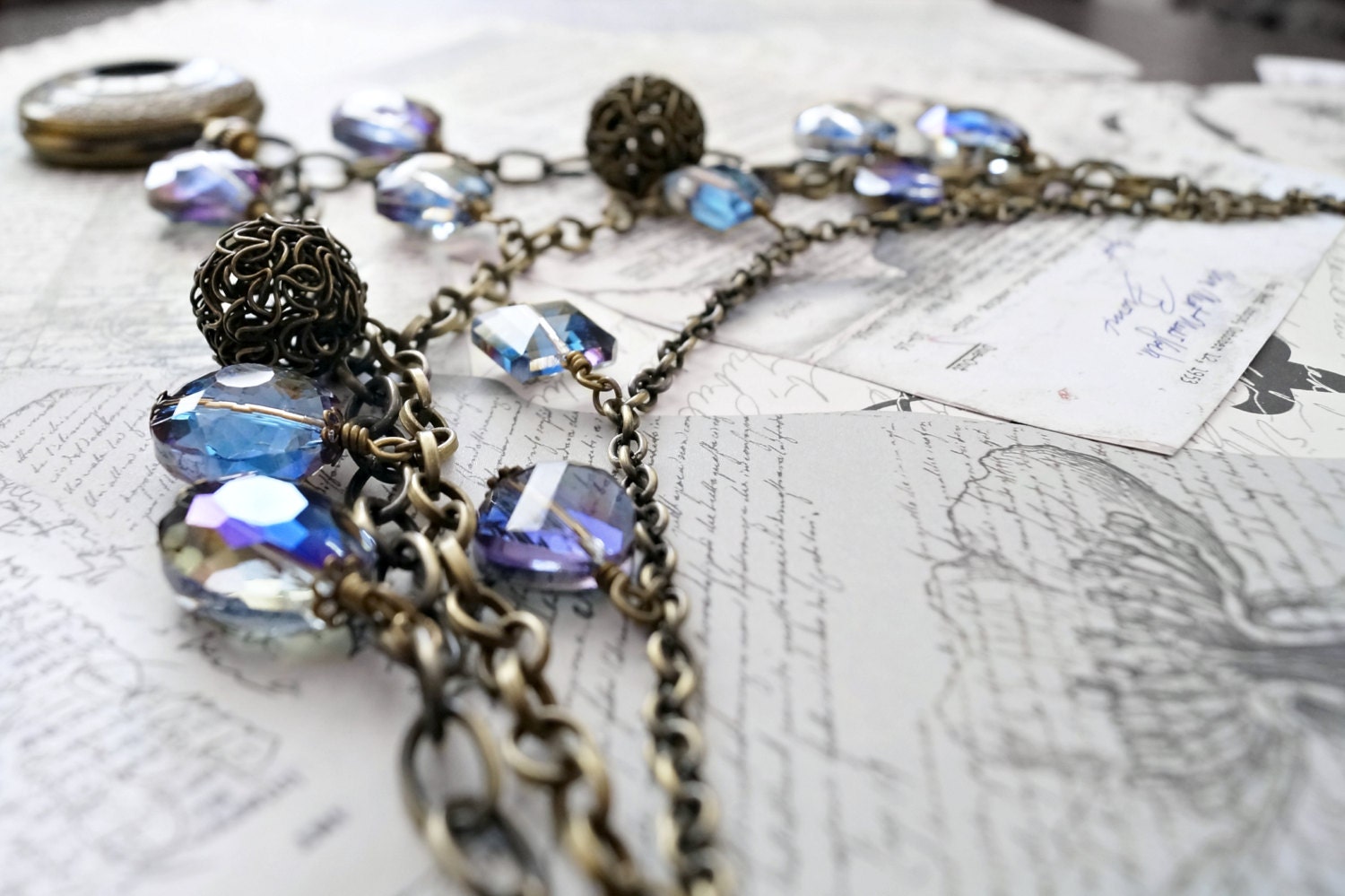 The Victoria Necklace - Feminine Steampunk Design as seen at GBK's 2012 Golden Globes Gift Lounge