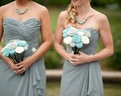Rosette & Rose bouquet- pick your colors