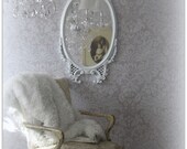 Vintage French Shabby Chic Mirror Cottage Chic Vanity French Country