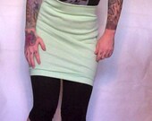 Plain colour high waisted mini skirt (colour choice)