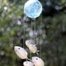 Vintage Fishing Float & Silver Spoon Fish Wind Chime