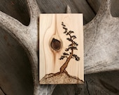 Ancient Tree III - Art Block - Woodburning
