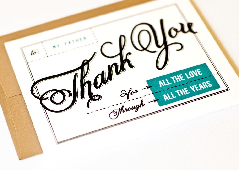 Father's Day Card // Card for Dad // VINTAGE LABEL