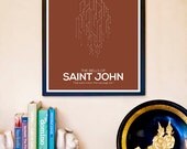 The Bells of Saint John // Doctor Who Poster // 11x17 Minimalist Geek Art Print