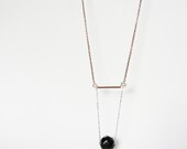Balanced Necklace in Black