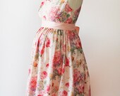 Vintage inspired maternity dress, empire waist dress, bridesmaid dress English Roses
