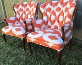 Vintage Channel Back Chairs- Design Your Own SET In ANY Fabric