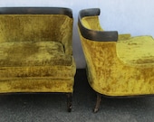 Design Your Own PAIR of Vintage Lounge Chairs- With ANY Fabric