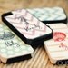 RUBBER BUMPER monogrammed cover - Seaside Collection - iPhone 5 or 4/4S - black or white