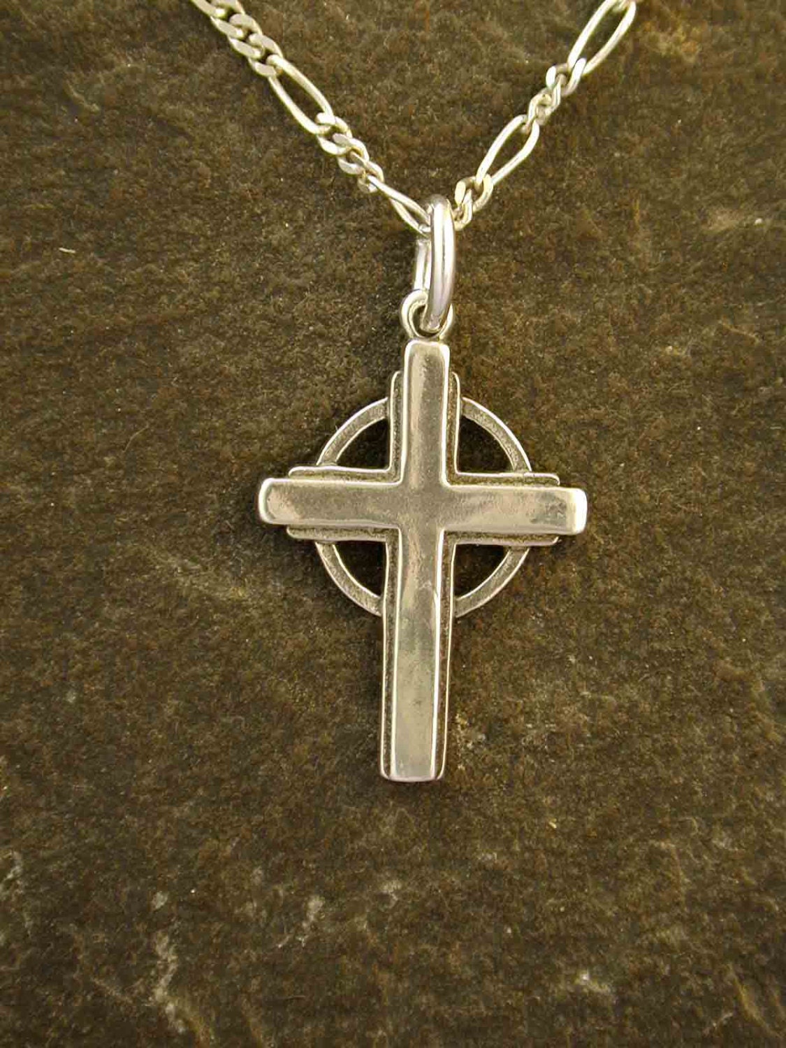Sterling Silver Celtic Cross Pendant on a Sterling Silver Chain