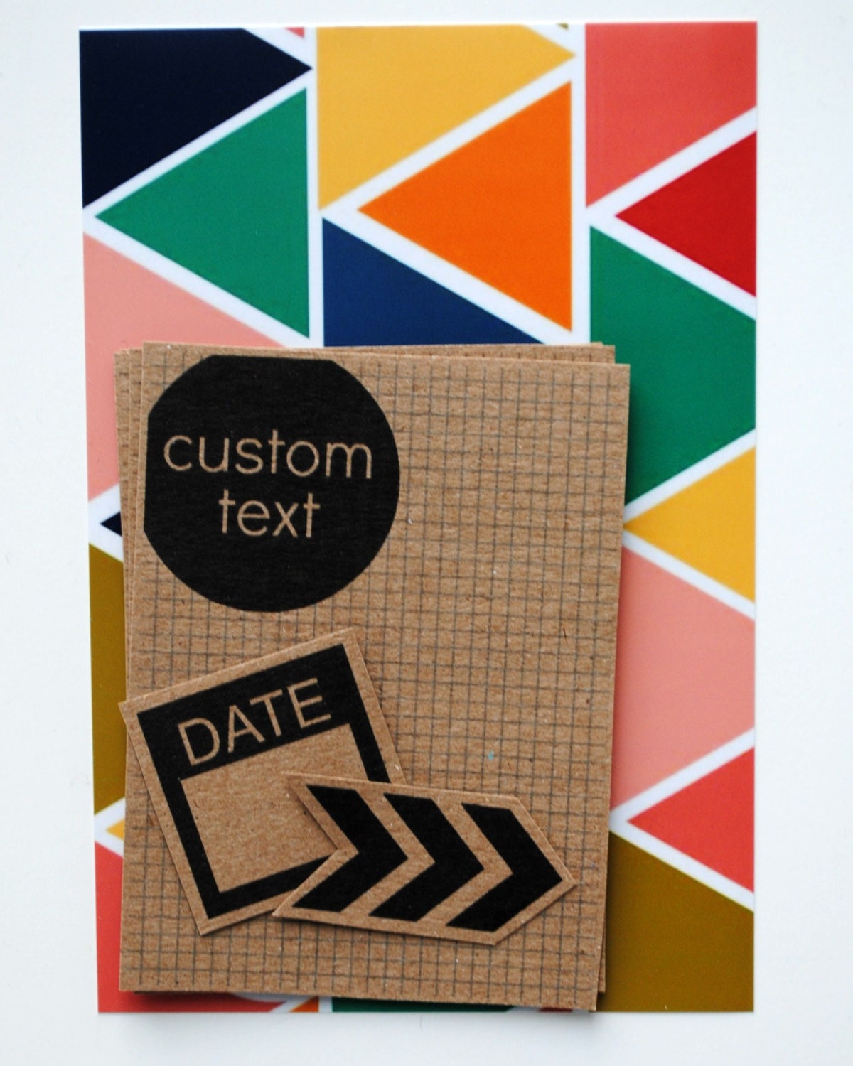 Custom Project Life 3x4 Journaling Cards on Kraft Paper (4)