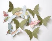 50 Elegant Floral Butterfly die cut punch scrapbook embellishments - No753