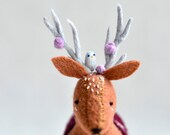 royal woodland deer - deer soft sculpture