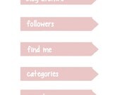 Pink and White Sidebar labels for your blog design