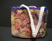 A Handmade Mix Media Art Basket, Home Decorating, Mail Holder, Office Organizer, Decorating Crafts,