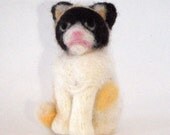 Grumpy Cat Felted Friend ON SALE