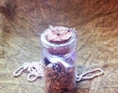 Protection Herbal Charm Bottle Necklace