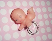 Kawaii Kewpie Crawling Baby Doll Ring