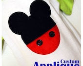 Mouse Applique T-Shirt - Size 2T