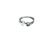 Pyramid ring - Minimalist silver ring