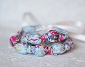 Teething Necklace, Breastfeeding Nursing Necklace, Babywearing/Fabric Necklace, Baby Teether