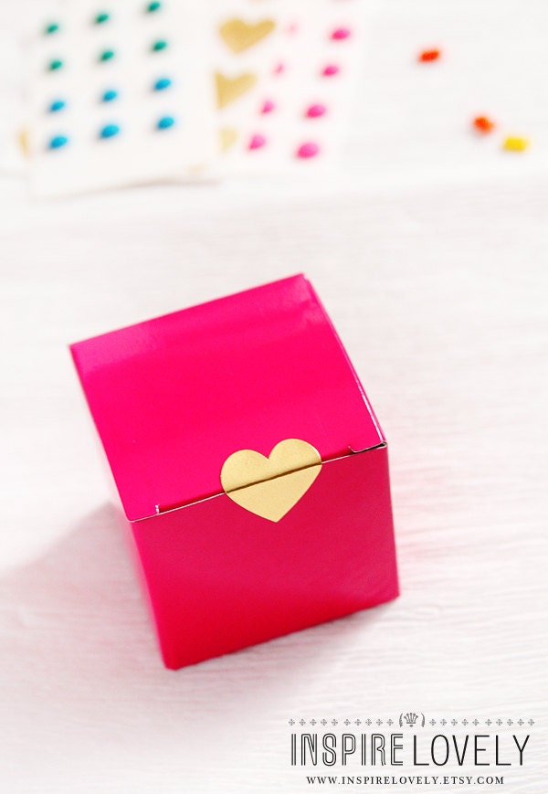Mini Gift Boxes - BRIGHT PINK