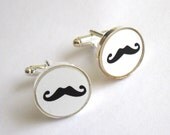 Baronyka Mustache Mens Cufflinks