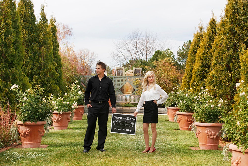 Save the Date to our wedding photo prop signs 16X20 Il_170x135