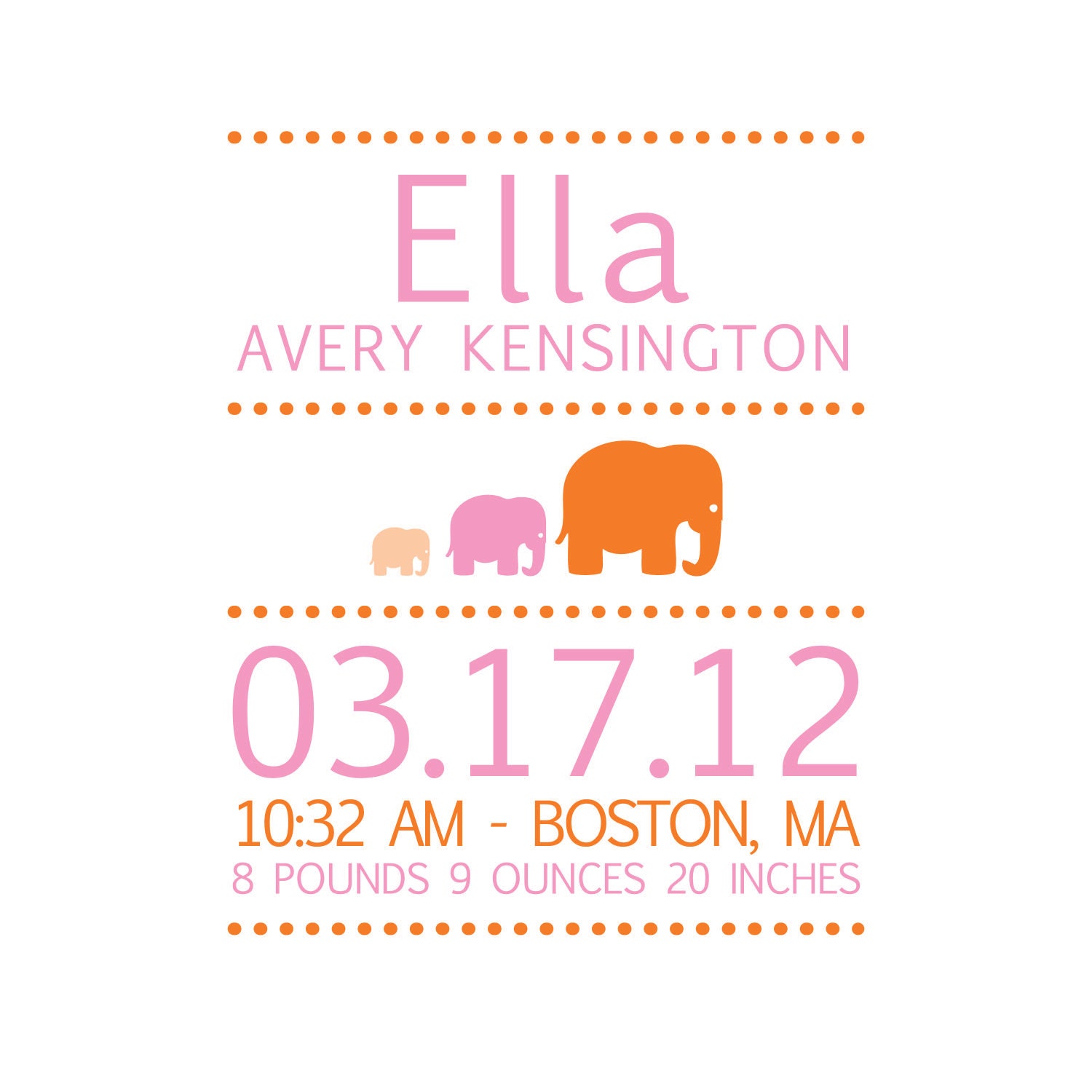 Baby Name Art, Birth Announcement, Nursery Wall Art, Kids Wall Art, Personalized Childrens, Art for Nursery, Birth Stats Print, orig el
