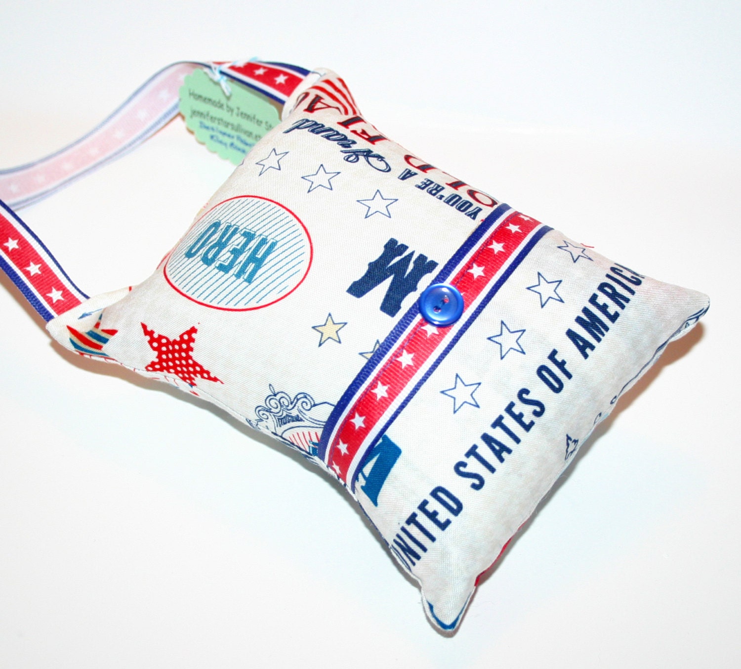 Tooth Fairy Pillow Homemade Designer Fabric - By Jennifer Star