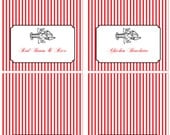 Crawfish Boil- Tent Style Food Labels- Print your own