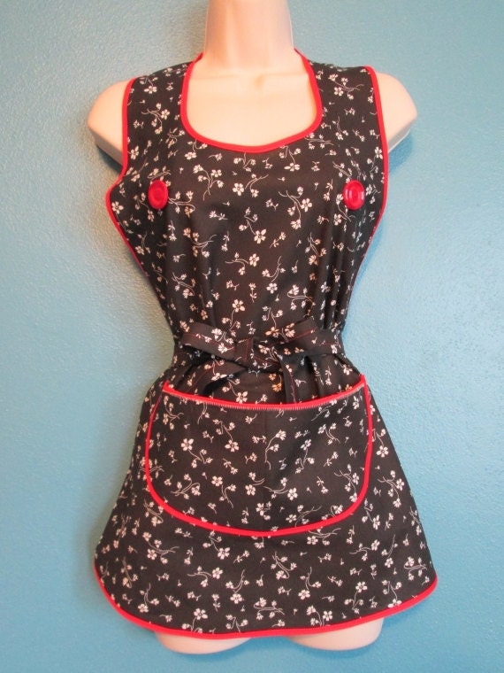 Teasing Tina Retro Style Apron Petite Medium