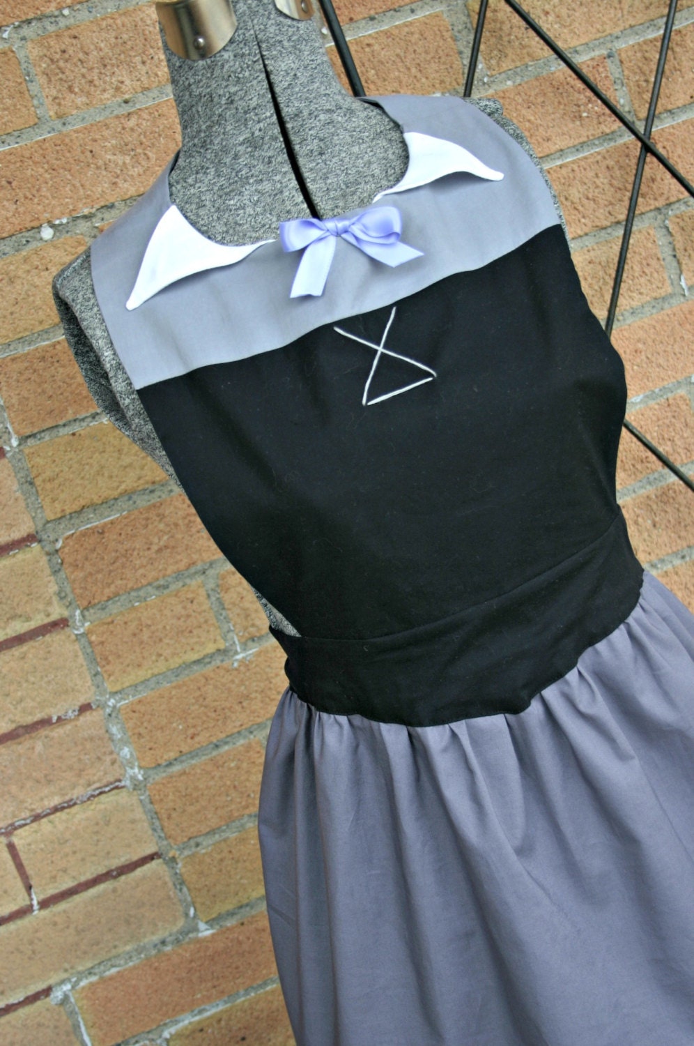 BRIAR ROSE Aurora Sleeping Beauty costume Full APRON for women. Disney Princess inspired. Hostess Bridal Birthday Party Gift.