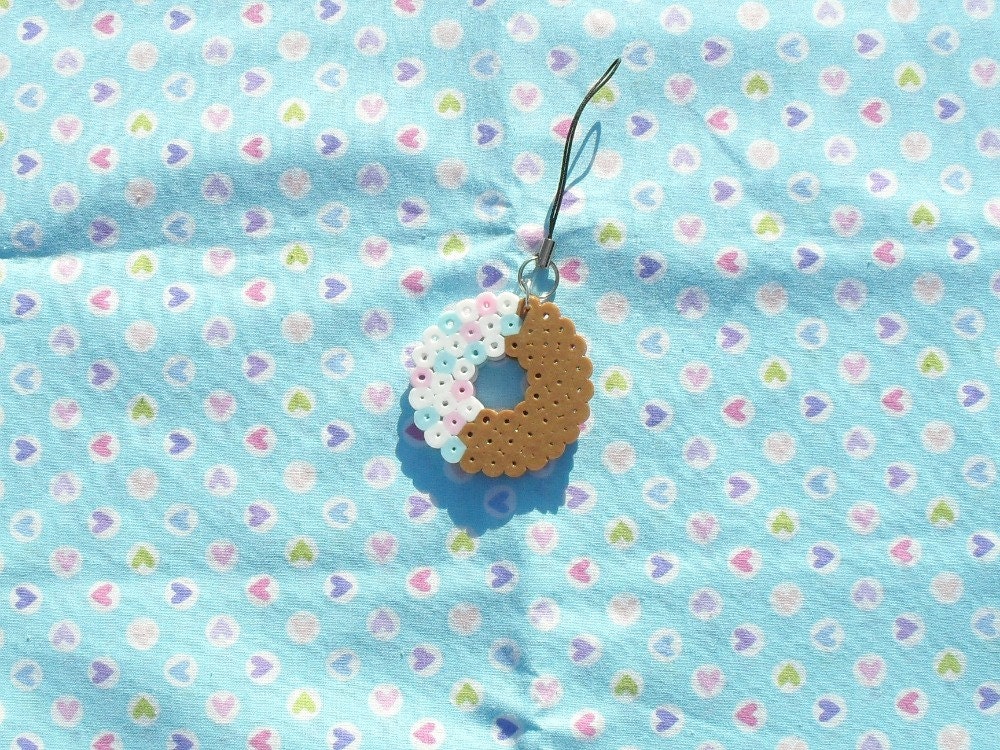 Sprinkle Donut Keychain