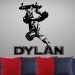SKATEBOARDER Wall Decal Custom Name Any Color 23H x 22 W