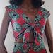 African Print/Ankara Front Tie Top/Tank