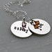 Personalized Birthstone Necklace - Hand Stamped Necklace - Mom Necklace - Name Necklace - Hand Stamped Jewelry - Mothers Day Gift