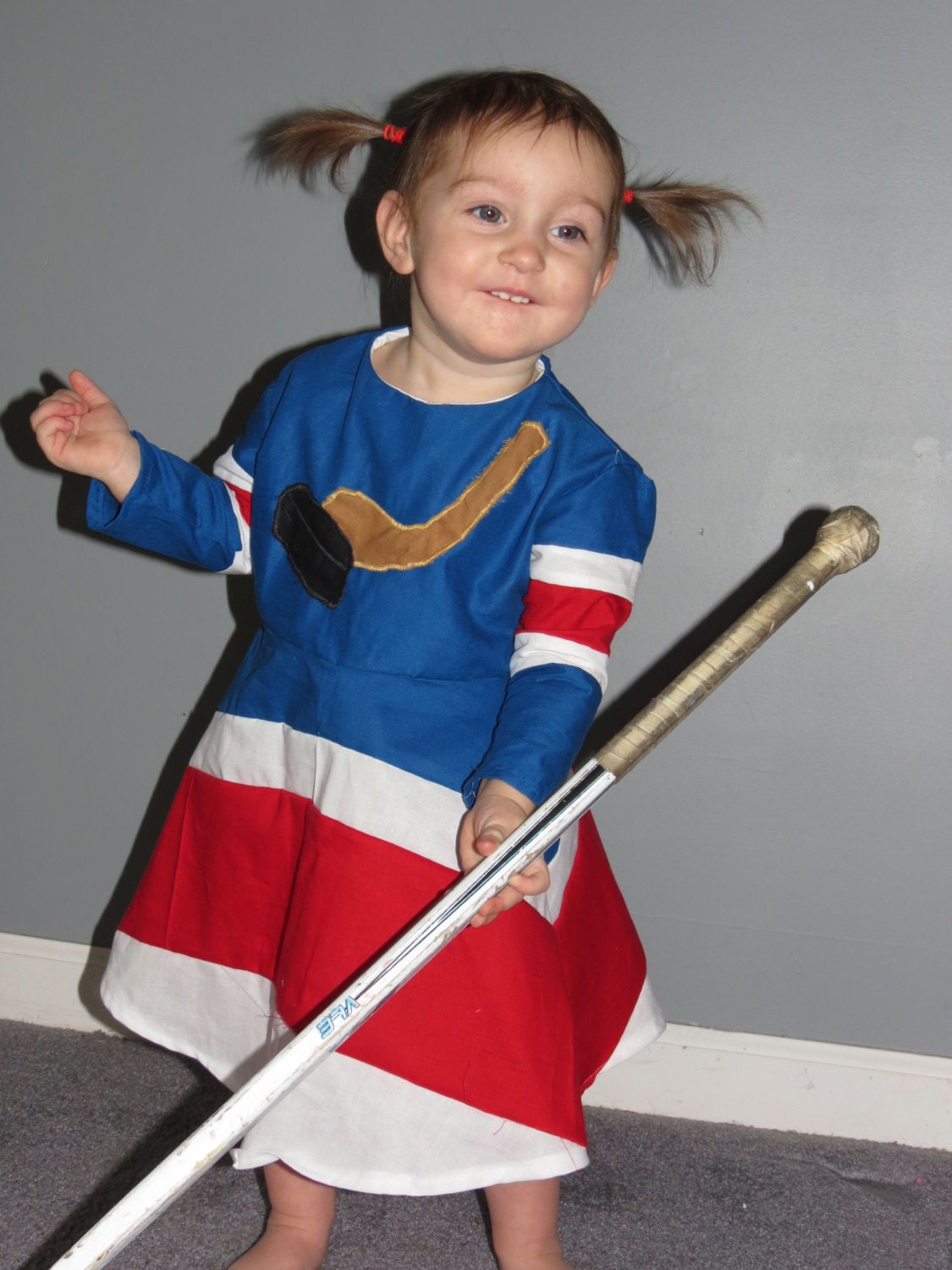 NY Rangers Themed Hockey Jersey Dress