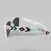 Sunglasses - Aztec print Tribal trend fashion sunglasses unique hand painted - pastel pink mint natural black