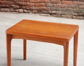 Mid Century Danish Teak End Table By Vejle Stole / Free Curbside Delivery NYC