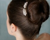 Small Crystal Hair Comb, Crystal Hair Accessories, Vintage Style Hairpiece, Bridal Hair PIn Set, Wedding Hair Accessories - Ready to Ship