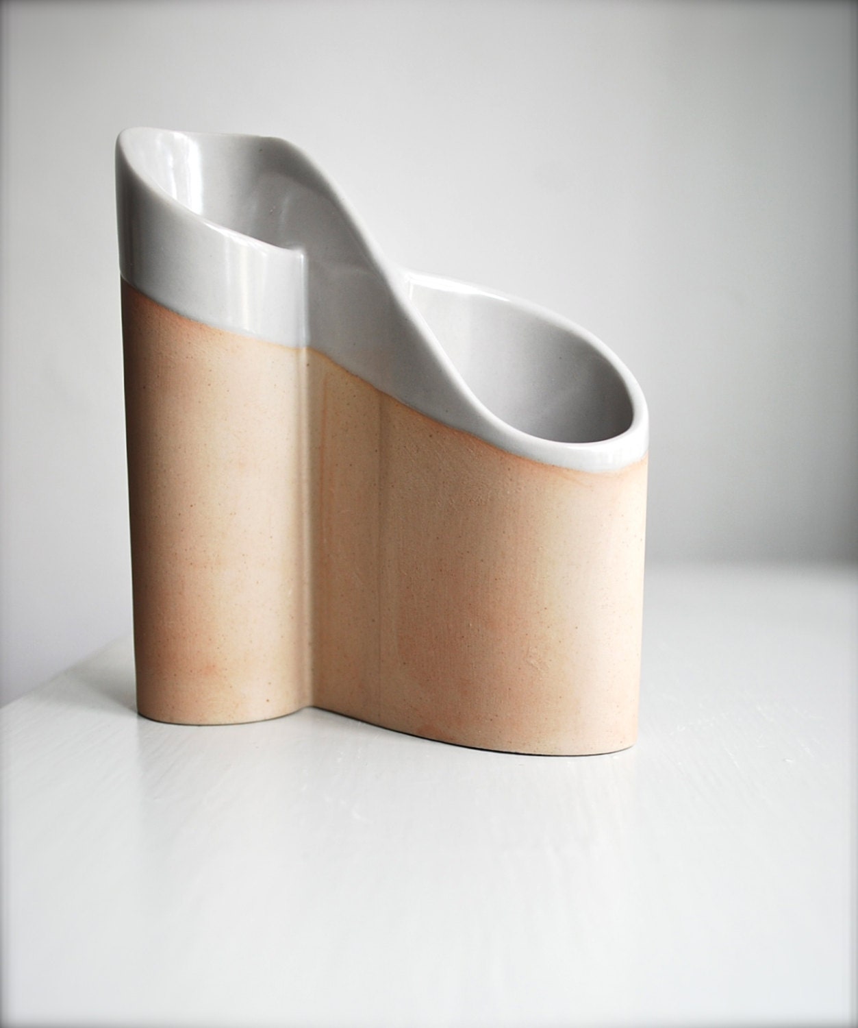 Mid Century Light Vase Candle Holder Rosenthal Studio Linie Studio Porcelain