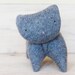 one of a kind wool kitten - chaton de laine récupéré